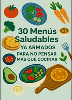 🫶 +30 MENÚS YA listos, para que no tengas que pensar!